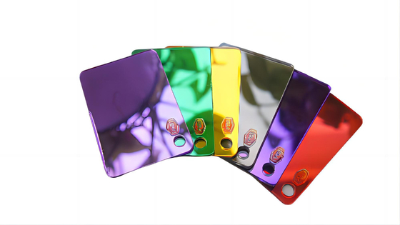 購入 レーザー切断 PMMA 1220*2440mm セルフアデシブアクリルシート付き 双面鏡片 online manufacture