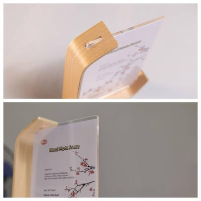 購入 高品質の手造り 4x6 5x7 6x8 L形 アクリル製の写真フレーム online manufacture