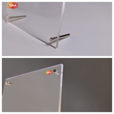 購入 アクリル写真フレーム スタンド スクリュー足 5x7インチ A4 絵表示スタンド online manufacture