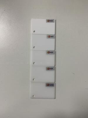 購入 キッチンキャビネットドアと洗面化粧台パネル用SM不透明白色アクリルシート online manufacture