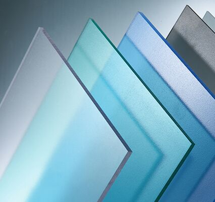 購入 ブランドディスプレイのバックグラウンドのための18mm印刷に優しい青色冷凍アクリルシート online manufacture