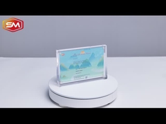 高透明単面 傾斜アクリル磁気写真フレーム