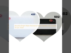 美しい鮮やかな水性 8mm 柔らかい鋳造色のアクリルシート