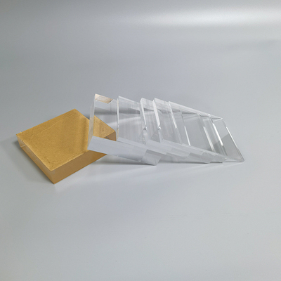 シグネージのための透明アクリルシート 6mm 鋳造プラスチック板 透明なサイズカット