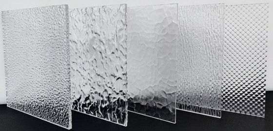 押し出し波型 3mm 5mm 厚 ストライプ クリア リニアパターン アクリル板