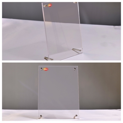 卸売セット 8x10 インチ アクリル写真フレーム スタンドプラスチックディスプレイ
