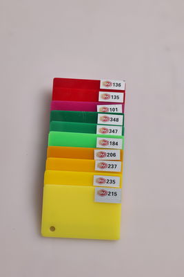 Rich Color Transparent Acrylic Sheet with 1220*2440mm Size and 1.8-40mm Thickness for Signage and Display