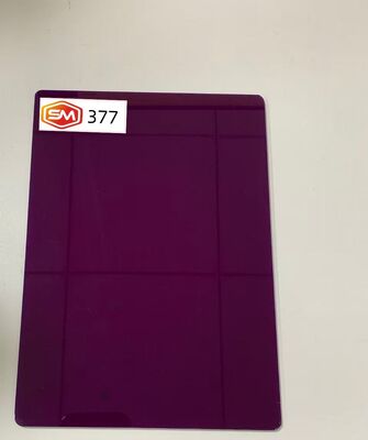 20mm UV 耐性有色鋳型アクリルシート - 屋外装飾と標識のための耐候性