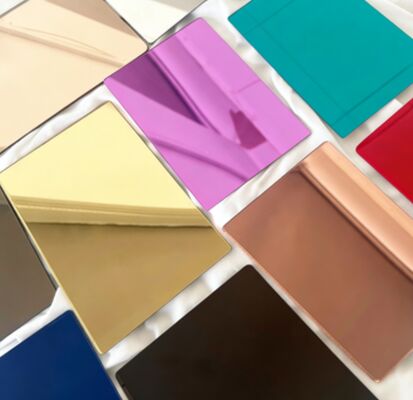 2mm～6mm ミラーアクリルシート フレキシブル セルフ粘着 ウォールデコレーション用