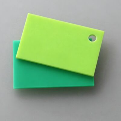 紫外線保護の緑色アクリルシート 25mm 屋外用
